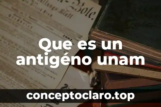 Que es cultuira concepto de la unam 4 Que es un antigéno unam
