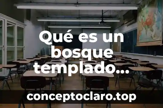 Qué es un bosque templado deciduo y sus características