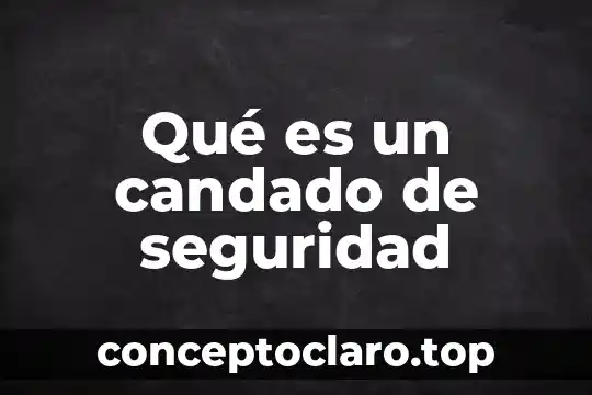 Que es la seguridad funcional 3 Qué es un candado de seguridad
