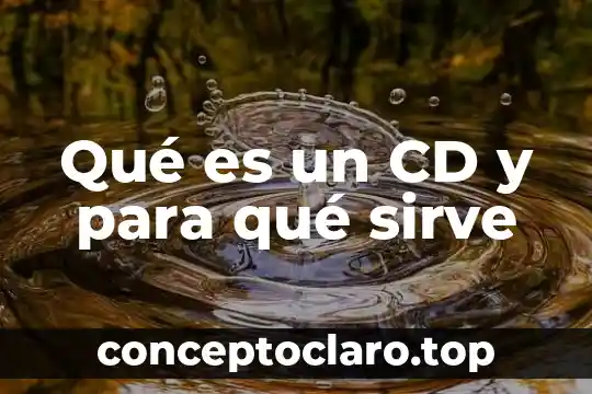Que es un informe de un experimento cientifico 8 Qué es un CD y para qué sirve