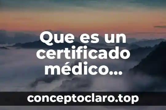 Que es un certificado médico prenupcial