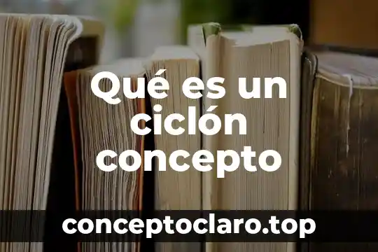 Qué es un ciclón concepto