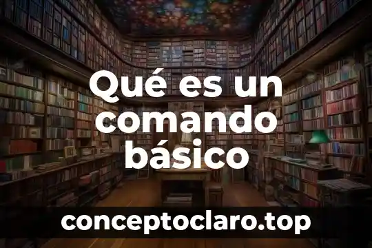 Que es el poema concepto basico 8 Qué es un comando básico