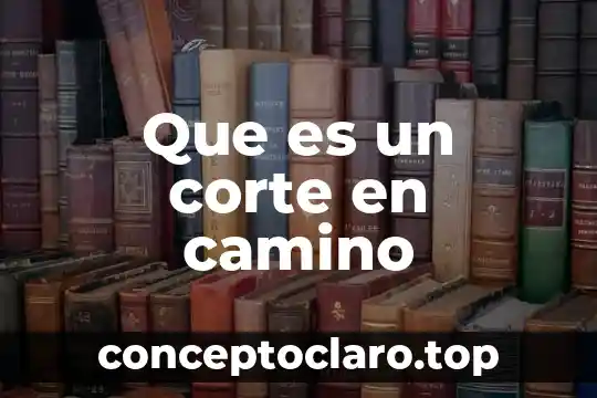 Qué es corte láser 8 Que es un corte en camino