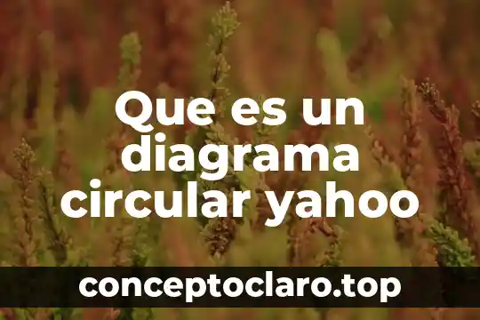 Que es un diagrama circular yahoo