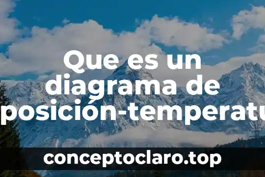 Que es un diagrama de composición-temperatura para una mezcla liquida