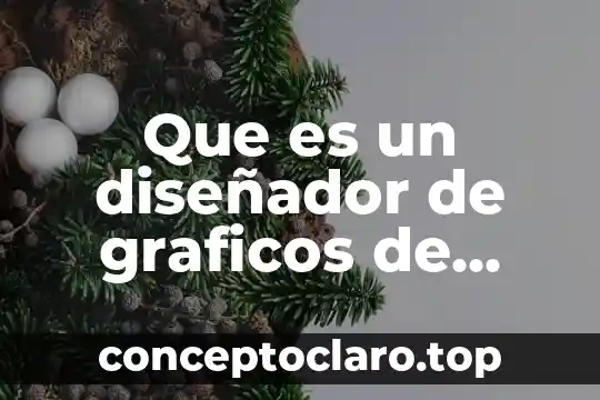 Que es un diseñador de graficos de movimiento