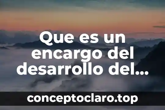 Qué es representación personal 5 Que es un encargo del desarrollo del personal