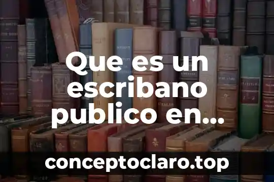 Que es un escribano publico en argentina