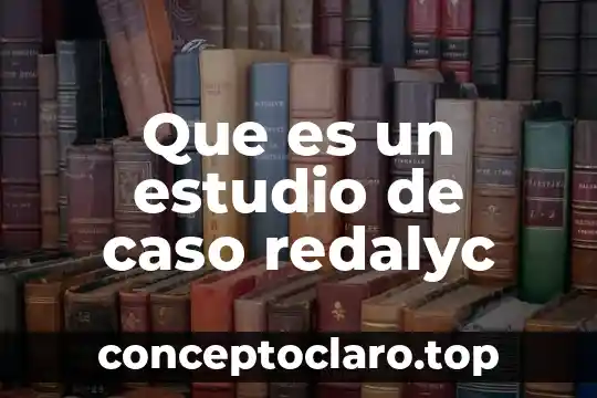 Que es un estudio de caso redalyc