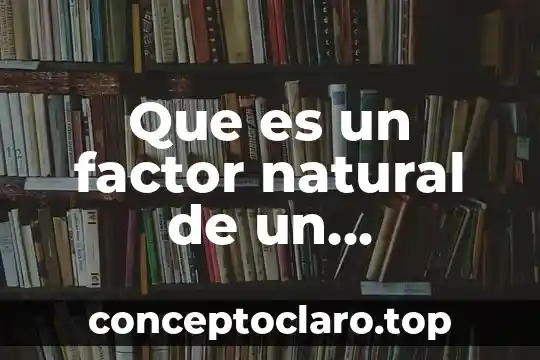 Que es fenomeno de estudio en metodologia 6 Que es un factor natural de un fenomeno fisico