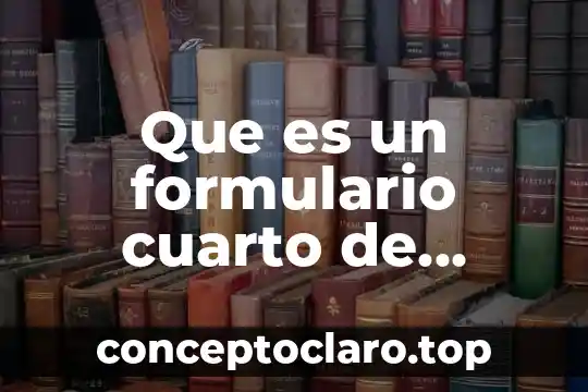 Que es la particion primaria y secundaria 8 Que es un formulario cuarto de primaria
