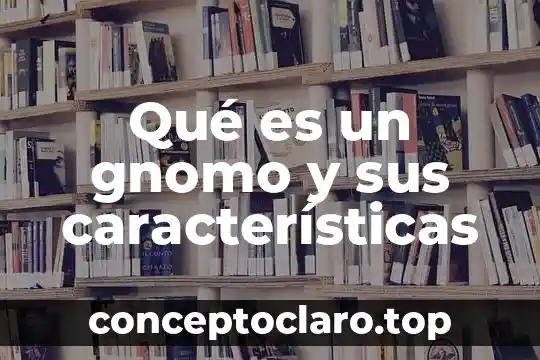 Que es recreacion tipos y características 3 Qué es un gnomo y sus características
