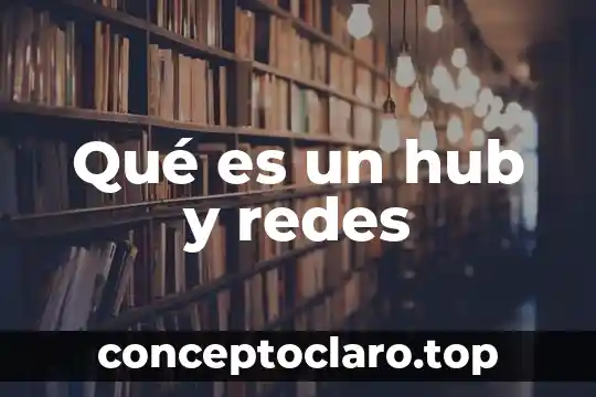 Qué es un hub y redes