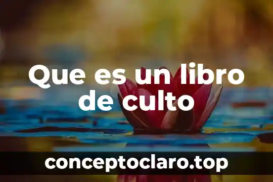 Que es prorrateo libro 3 Que es un libro de culto