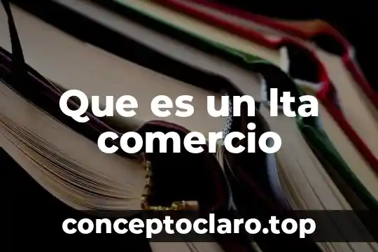 Que es un estudiante de comercio internacional 3 Que es un lta comercio