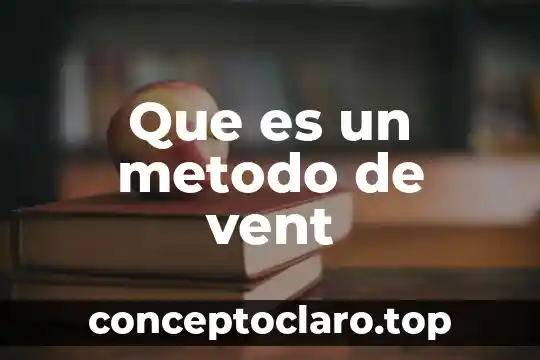 Que es el metodo de las diagonales 6 Que es un metodo de vent