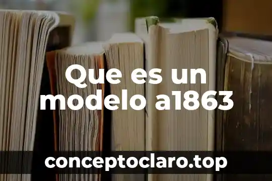 Que es un modelo y que tipos hay 8 Que es un modelo a1863