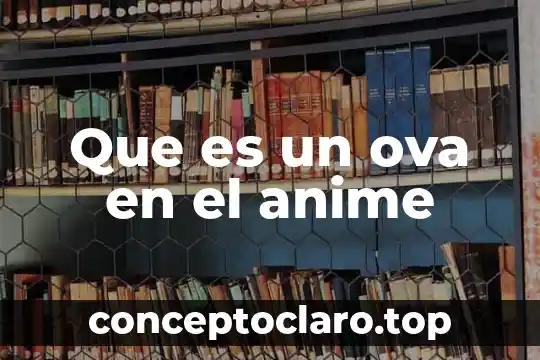 Qué es ser canon anime 4 Que es un ova en el anime