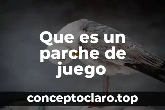 Que es el juego del caracol significado 3 Que es un parche de juego