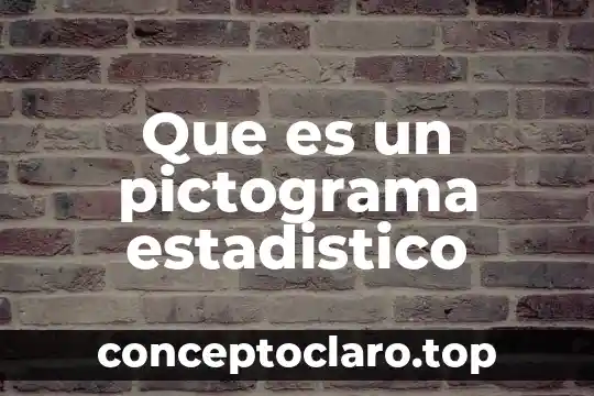 Que es un pictograma estadistico