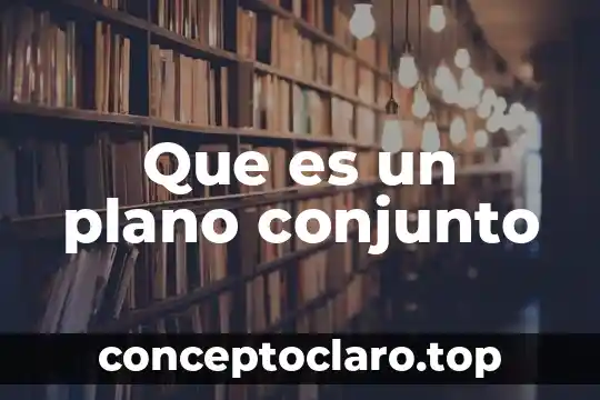 Que es un plano conjunto