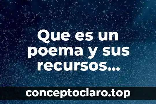 Qué es un estándar de recursos educativos digitales 4 Que es un poema y sus recursos literarios