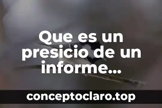 Que es la tiplogia nombre cientifico 8 Que es un presicio de un informe cientifico