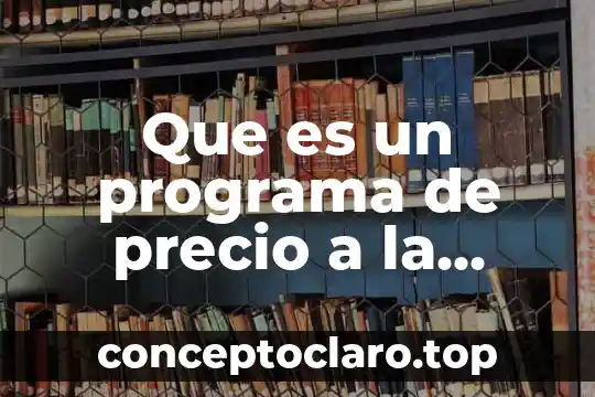Que es el programa de au pair 3 Que es un programa de precio a la recomendacion