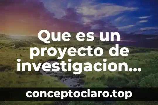 Que es un proyecto de investigacion accion participativa