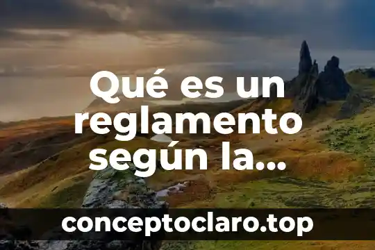 Que es el control difuso de la constitucion 4 Qué es un reglamento según la constitución