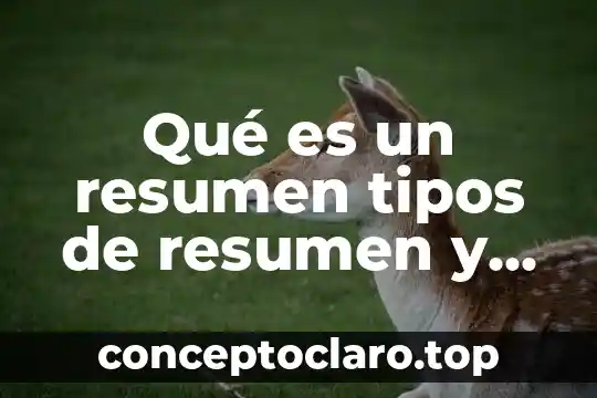 Que es huelga y sus tipos 8 Qué es un resumen tipos de resumen y sus características