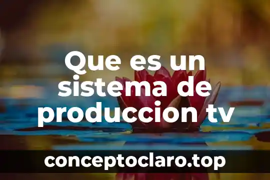 Símbolo del sistema que es 7 Que es un sistema de produccion tv