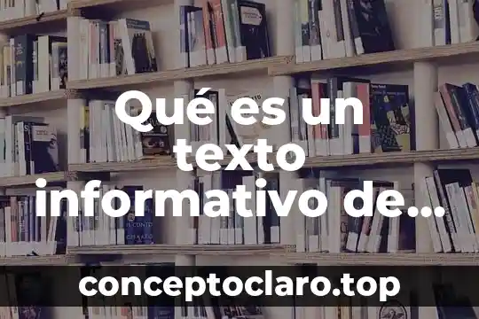 Que es bueno para la fatiga cronica 7 Qué es un texto informativo de crónica