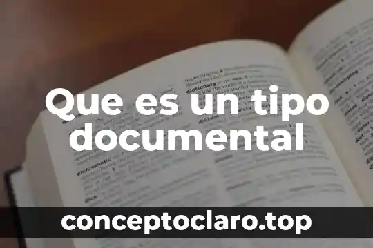 Qué es un guion de revisión documental 7 Que es un tipo documental