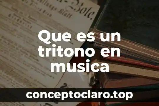 Que es un tritono en musica