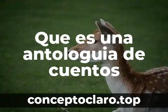 Que es una edicion en los cuentos populares 5 Que es una antologuia de cuentos