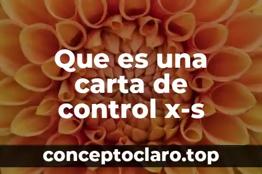 Que es la felicidad carta 6 Que es una carta de control x-s