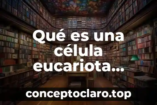 Qué es una célula eucariota organelos