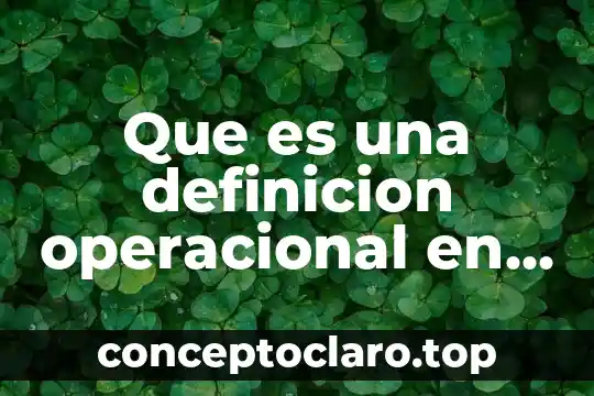 Que es la psicologia criminologica hilda marchiori objetivo 7 Que es una definicion operacional en psicologia