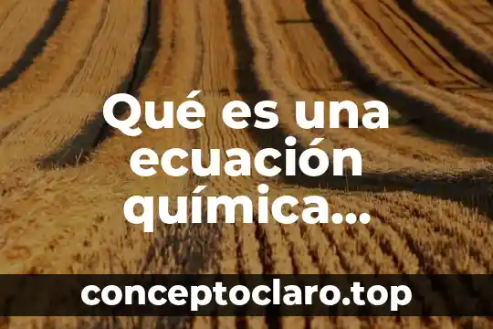 Que es un elemento y un compuesto en quimica 8 Qué es una ecuación química definición