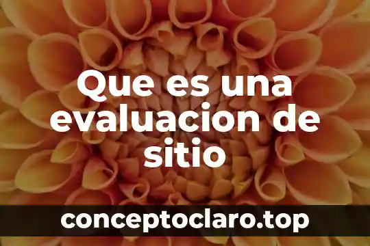Que es validez en evaluacion 6 Que es una evaluacion de sitio