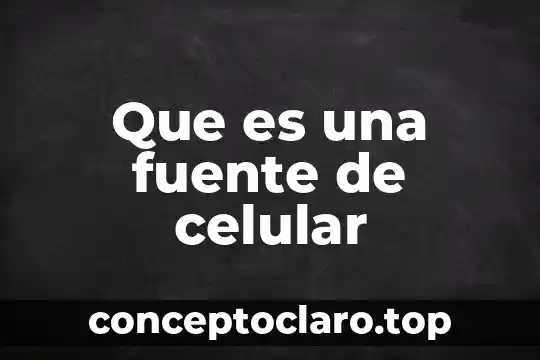 Que es color de fuente en word que es 4 Que es una fuente de celular