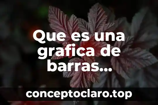 Que es una grafica de barras comparativas
