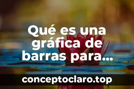 Qué es una gráfica de barras para niños