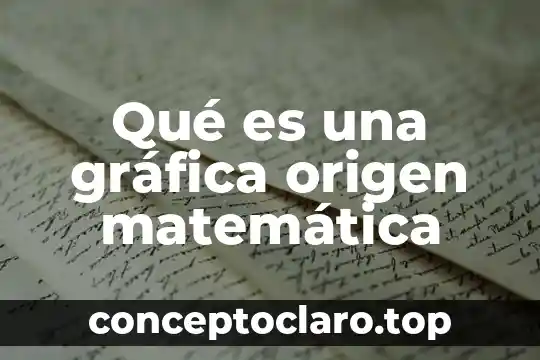 Origen del metro y su significado 7 Qué es una gráfica origen matemática