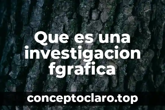 Qué es el universo en la investigación de campo 4 Que es una investigacion fgrafica