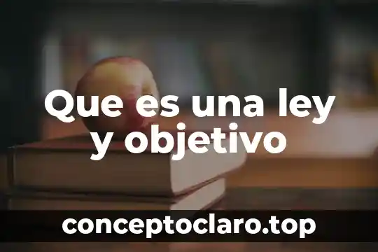 Que es caducidad de la ley 3 Que es una ley y objetivo