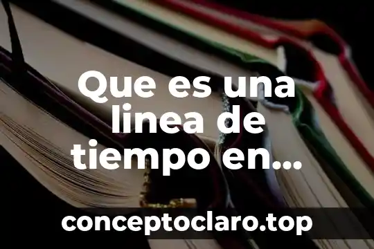 Que es una linea de tiempo en adobe flash