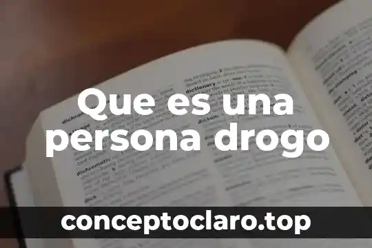 Que es una persona tranvesti 6 Que es una persona drogo